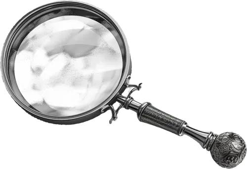 Draggable magnifying glass